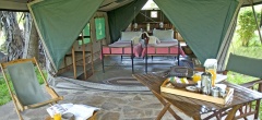 Lake Manze Camp - the tents