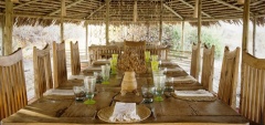 Kigelia camp - dining area