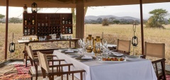 Legendary Serengeti Mobile Camp - Dining area