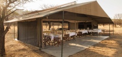 Kati Kati Camp - dining area