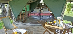 Lake Manze Camp - the tents