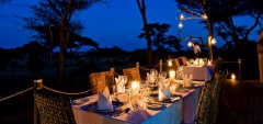 Swala Safari Camp - Dininig outside
